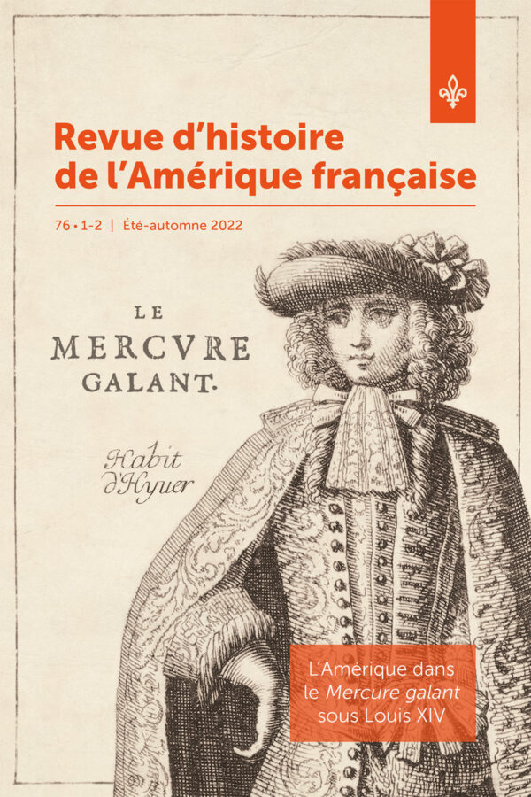 Volume 76, numéro 1-2, été–automne 2022 Volume 76, numéro 1-2, été–automne 2022