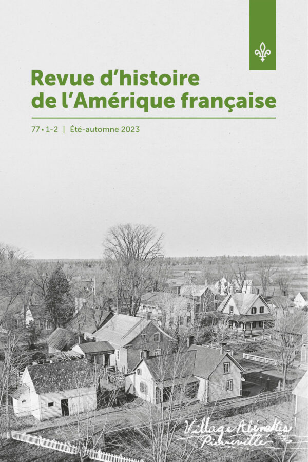 Volume 77, numéro 1-2, été–automne 2023 Volume 77, numéro 1-2, été–automne 2023